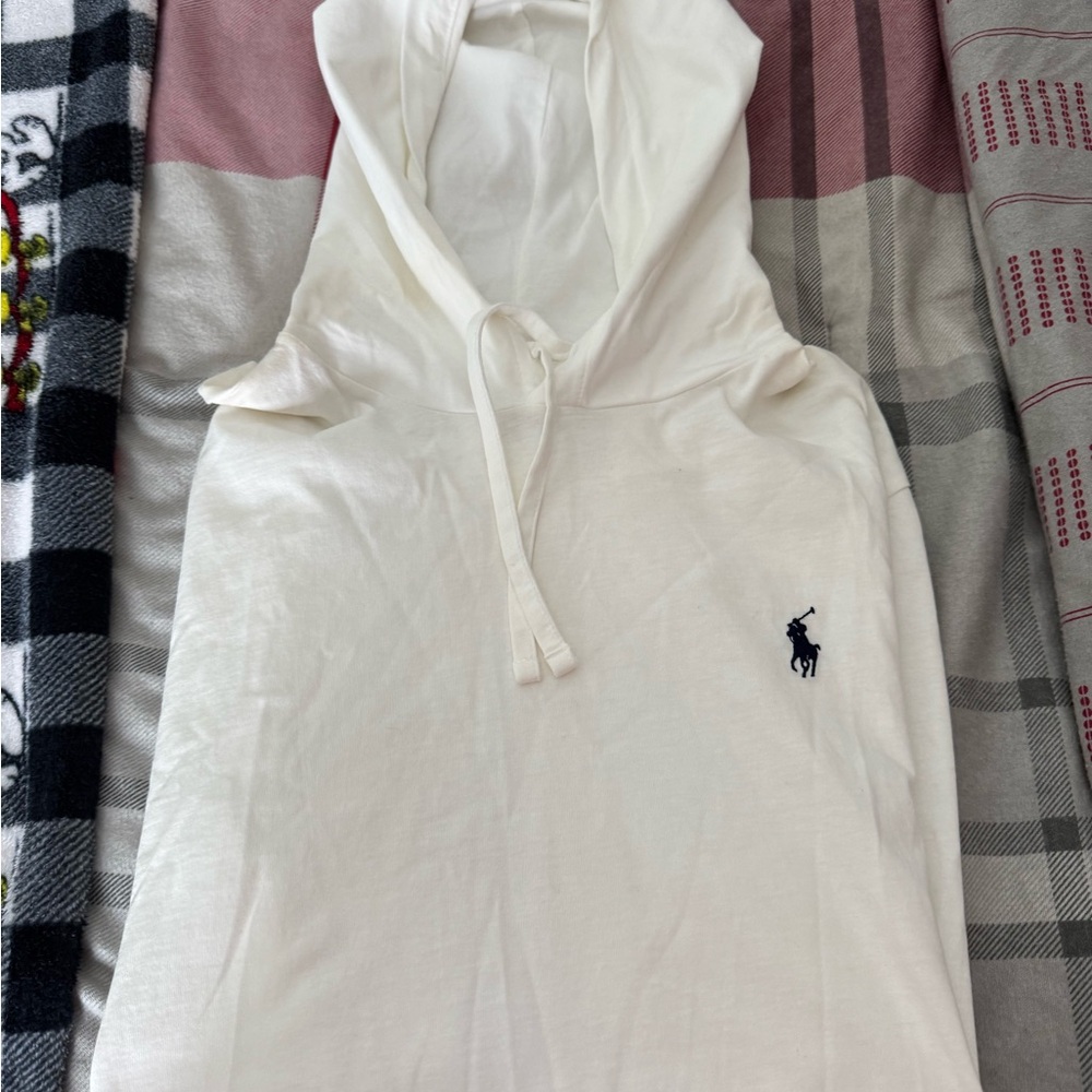 Ralph Lauren White Hoodie